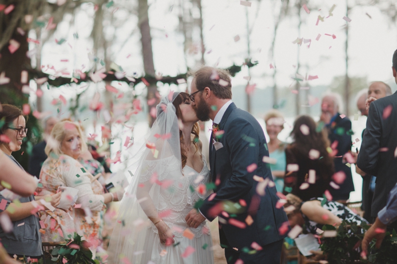 Florida Inspired Boho Eclectic Wedding via TheELD.com