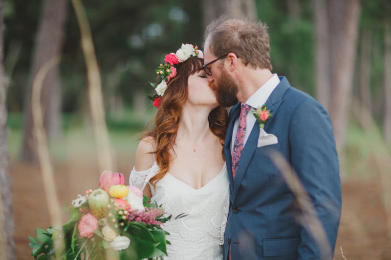 Florida Inspired Boho Eclectic Wedding via TheELD.com