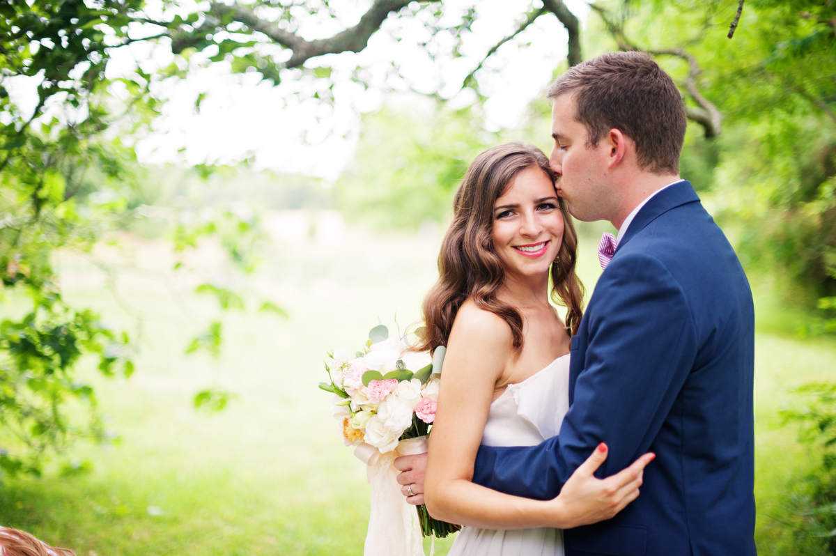 Vintage Peach Southern Wedding Ideas via TheELD.com