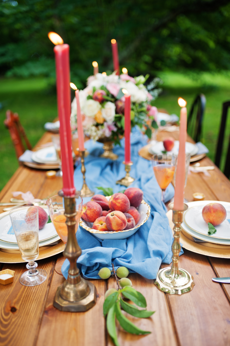 Vintage Peach Southern Wedding Ideas via TheELD.com
