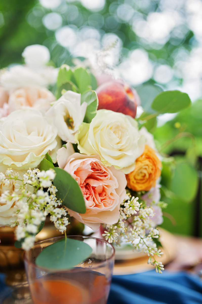 Vintage Peach Southern Wedding Ideas via TheELD.com