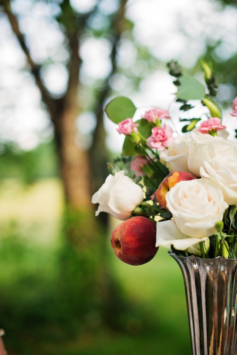 Vintage Peach Southern Wedding Ideas via TheELD.com