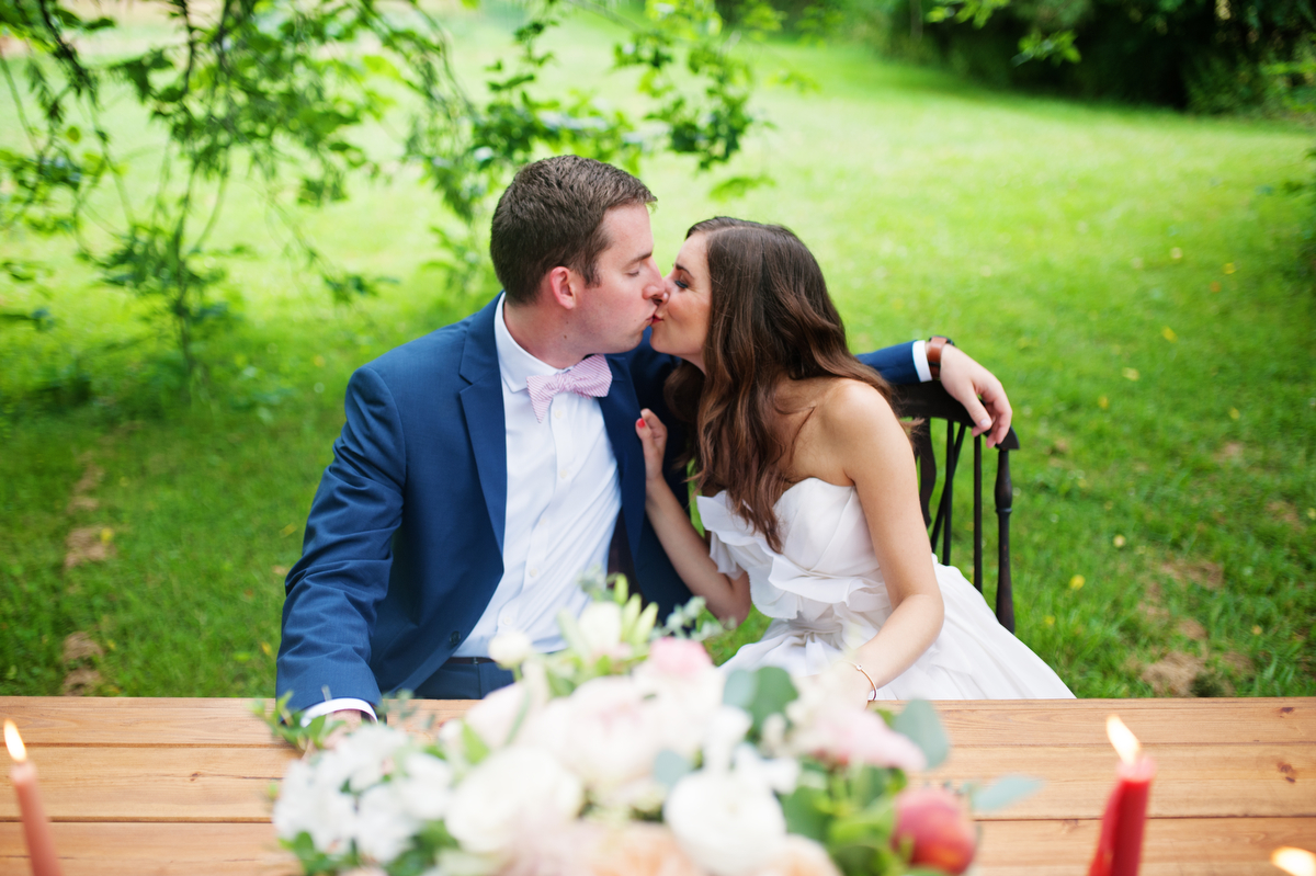 Vintage Peach Southern Wedding Ideas via TheELD.com