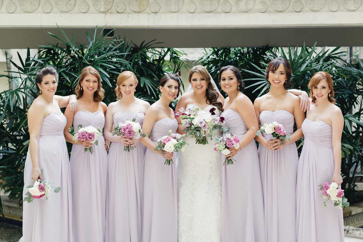 A Lavender Garden Wedding in Miami via TheELD.com