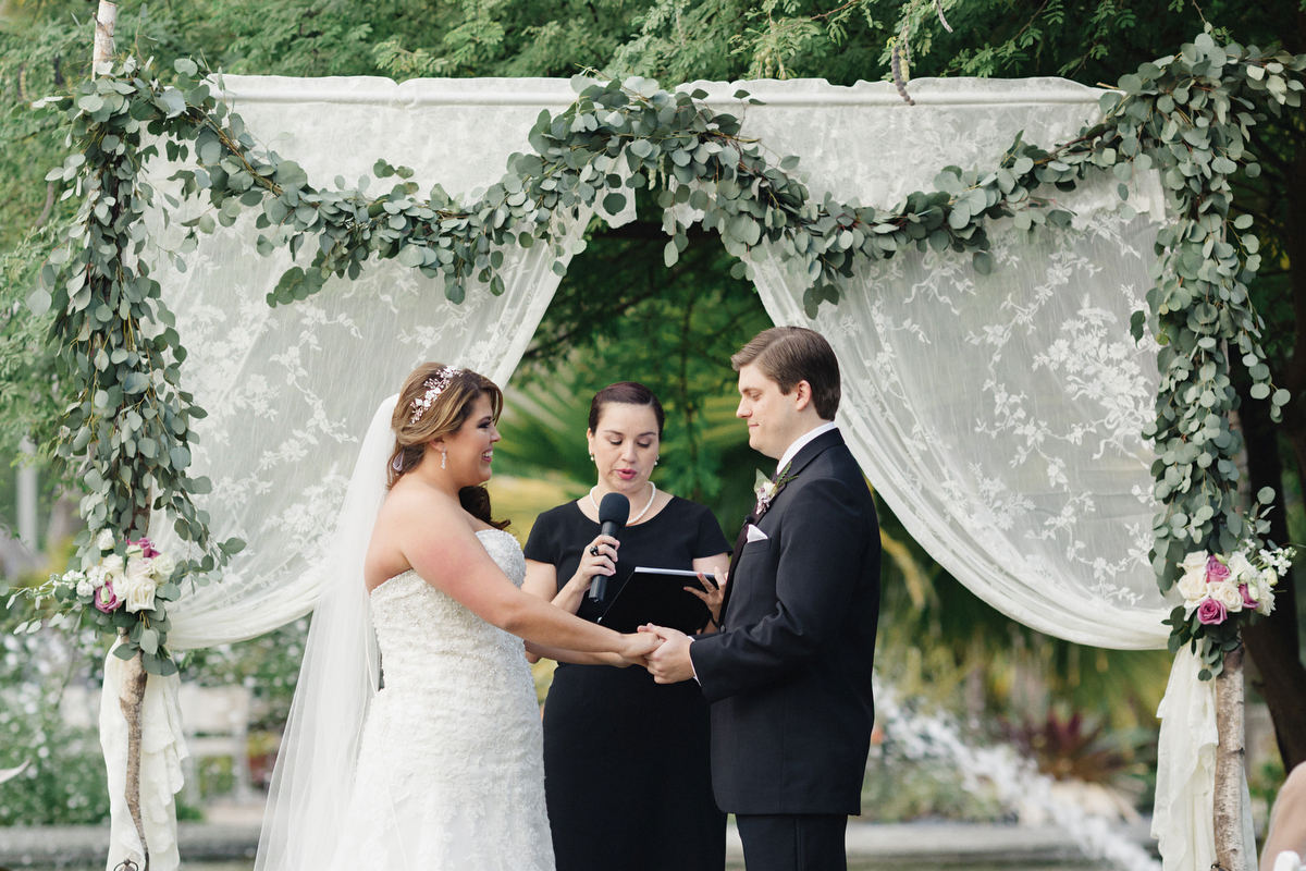 A Lavender Garden Wedding in Miami via TheELD.com