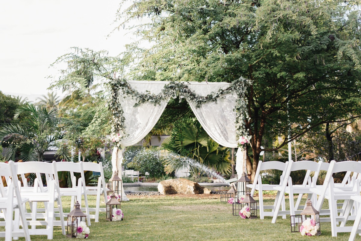 A Lavender Garden Wedding in Miami via TheELD.com