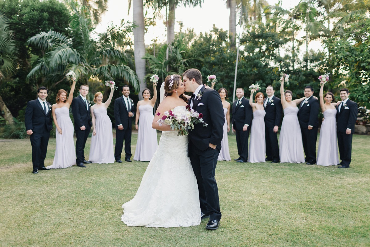 A Lavender Garden Wedding in Miami via TheELD.com