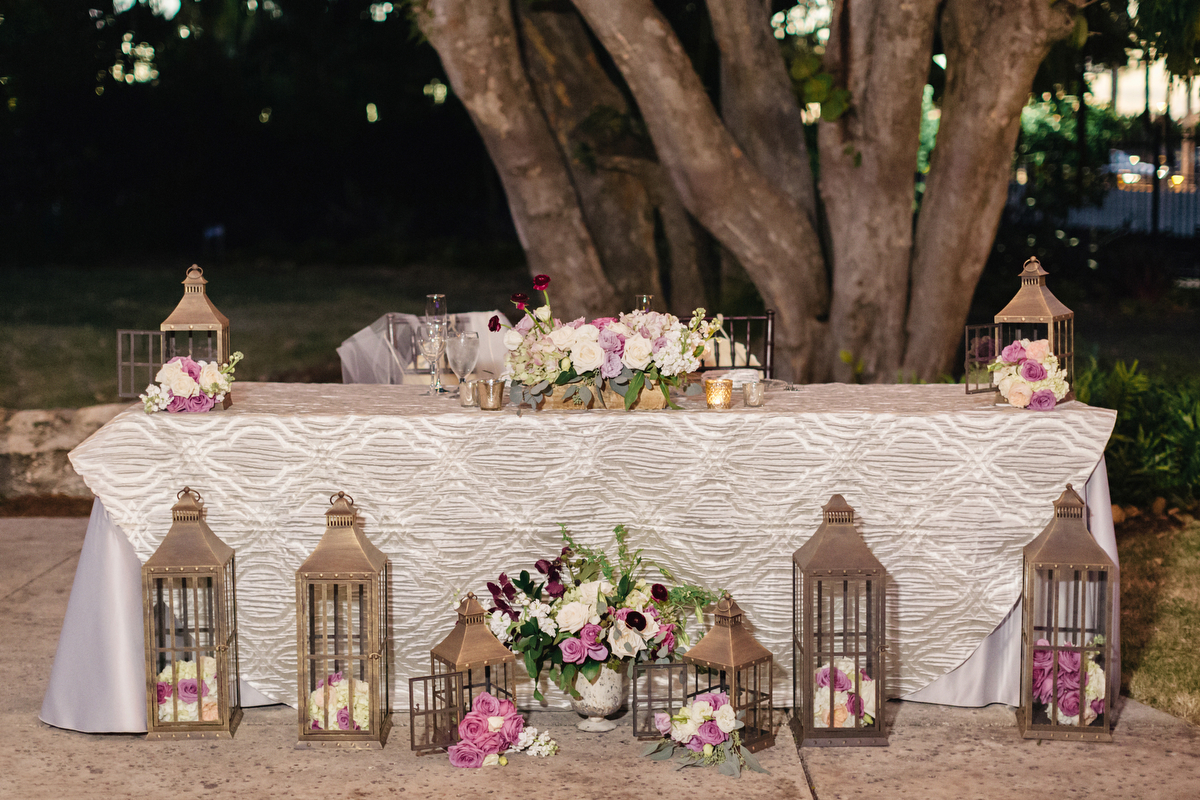 A Lavender Garden Wedding in Miami via TheELD.com