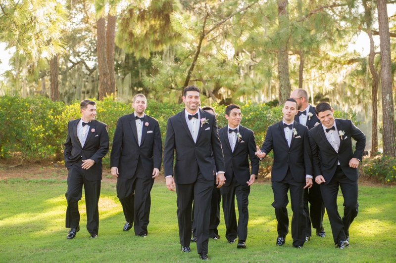 Elegant Blush & Gold Florida Wedding via TheELD.com