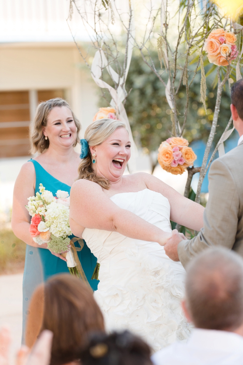 Coral & Turquoise St. Pete Beach Wedding via TheELD.com