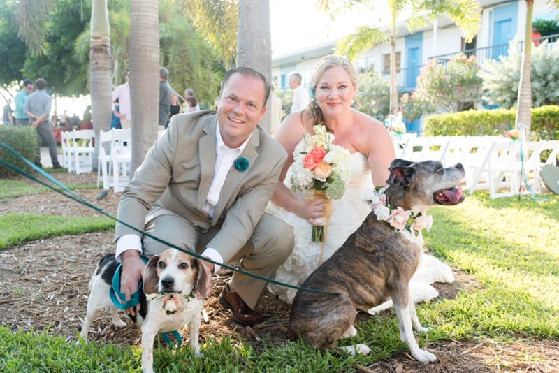 Coral & Turquoise St. Pete Beach Wedding via TheELD.com