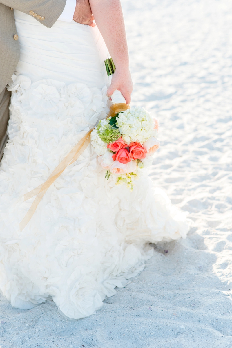 Coral & Turquoise St. Pete Beach Wedding via TheELD.com