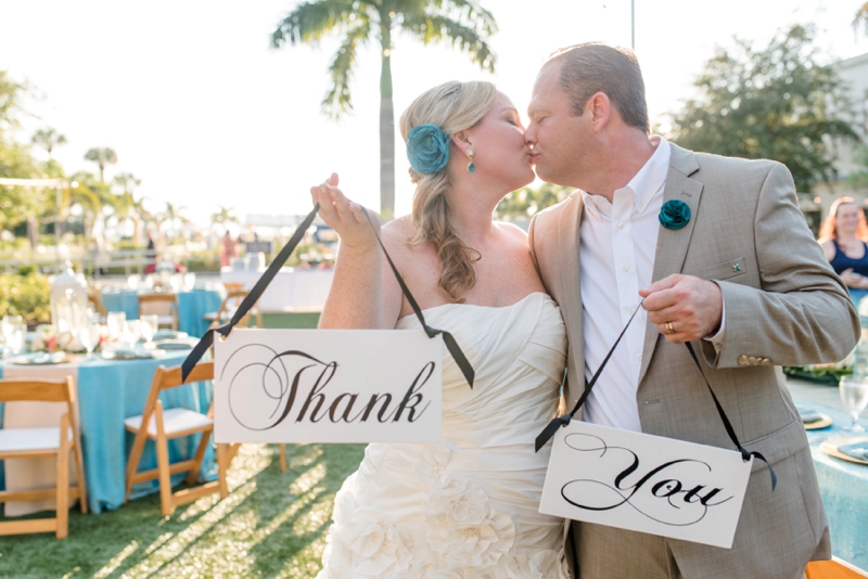 Coral & Turquoise St. Pete Beach Wedding via TheELD.com