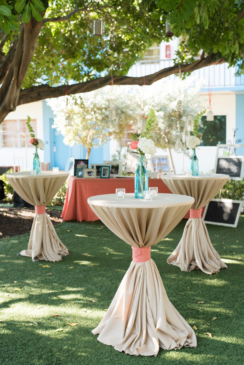 Coral & Turquoise St. Pete Beach Wedding via TheELD.com