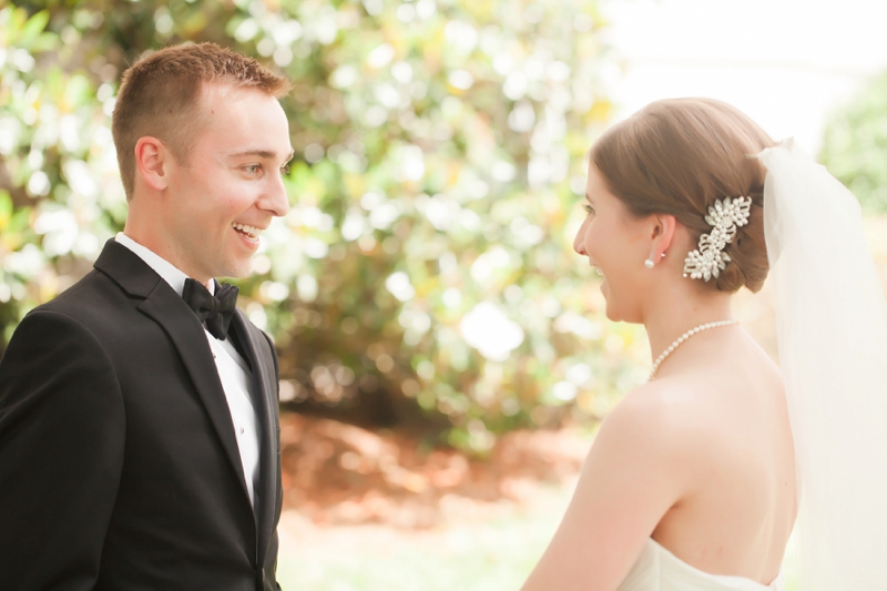 Elegant Black & Gold North Carolina Wedding via TheELD.com