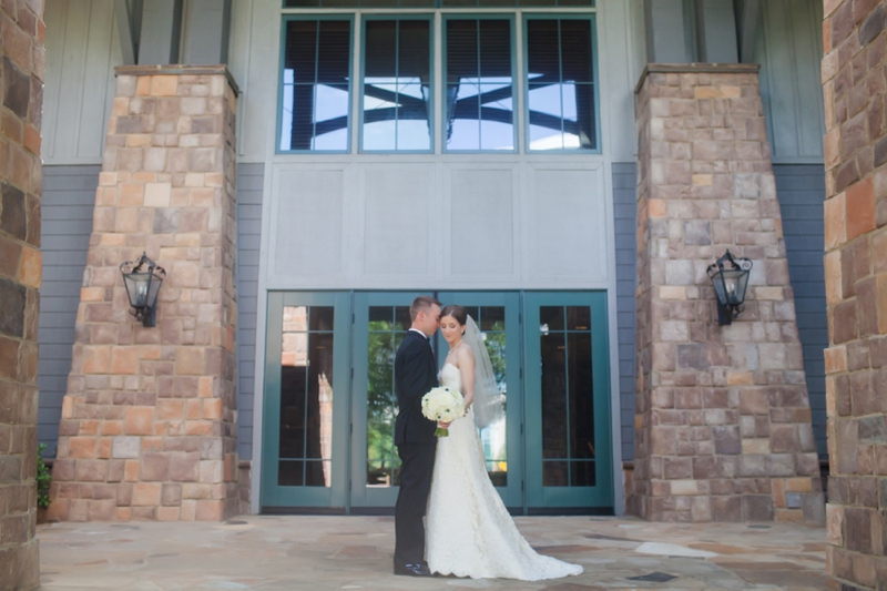 Elegant Black & Gold North Carolina Wedding via TheELD.com