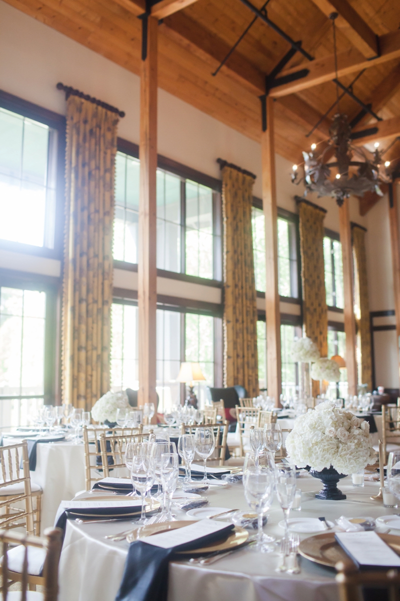 Elegant Black & Gold North Carolina Wedding via TheELD.com