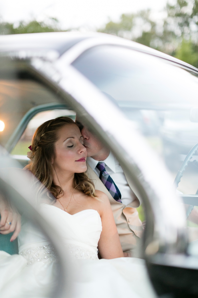 Purple & Champagne South Carolina Wedding via TheELD.com