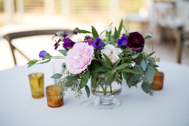 Purple & Champagne South Carolina Wedding via TheELD.com