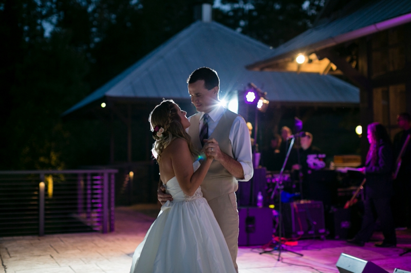 Purple & Champagne South Carolina Wedding via TheELD.com