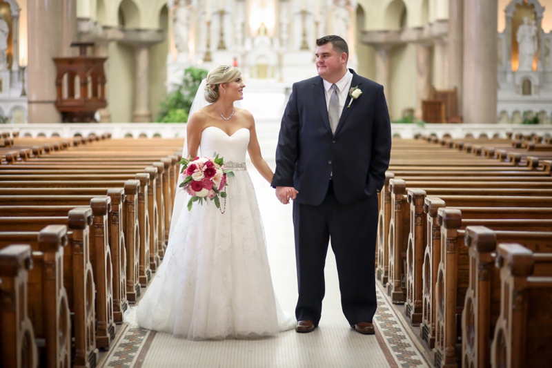 Elegant Pink & Navy Tampa Wedding via TheELD.com