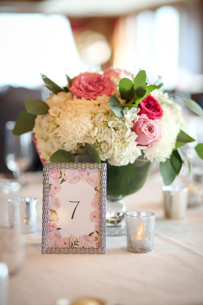 Elegant Pink & Navy Tampa Wedding via TheELD.com