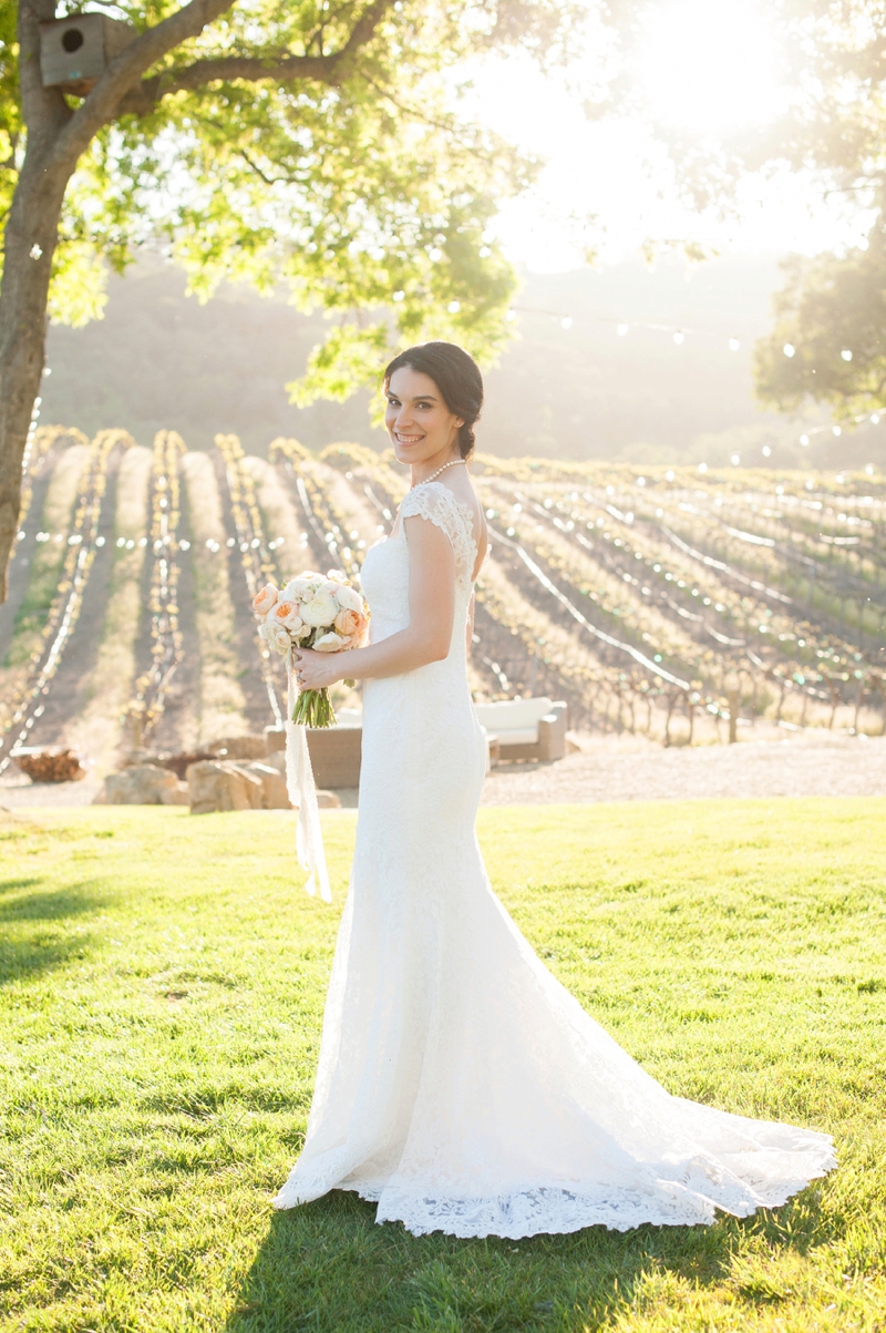 An Intimate California Vineyard Wedding via TheELD.com