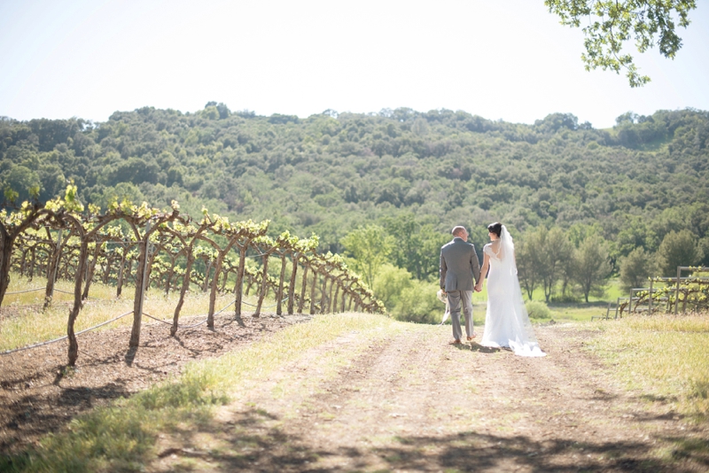 An Intimate California Vineyard Wedding via TheELD.com