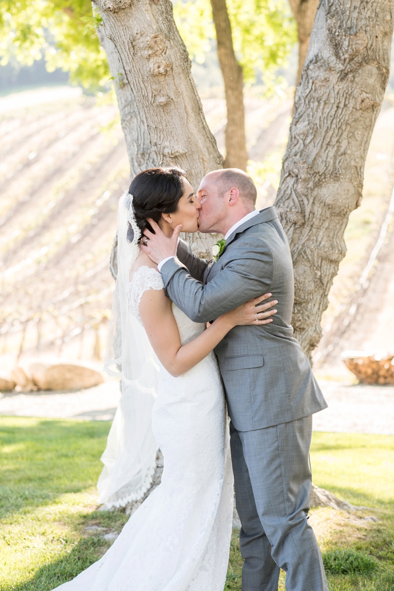 An Intimate California Vineyard Wedding via TheELD.com