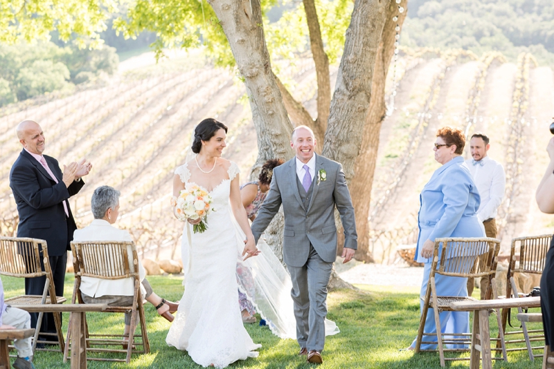 An Intimate California Vineyard Wedding via TheELD.com