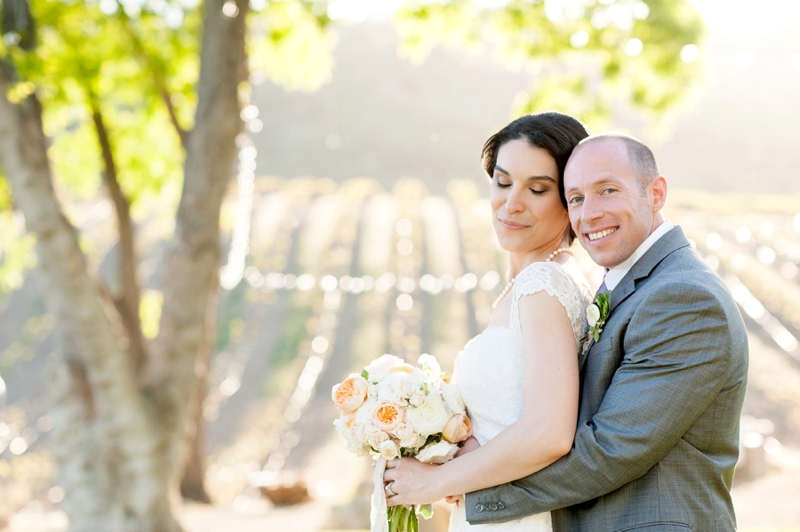 An Intimate California Vineyard Wedding via TheELD.com