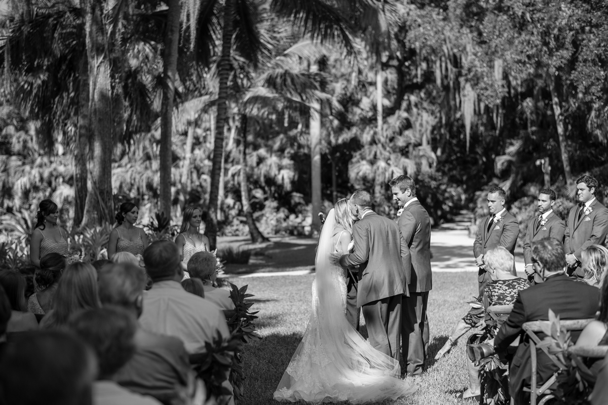 Pink & Gold Rustic Garden Wedding via TheELD.com