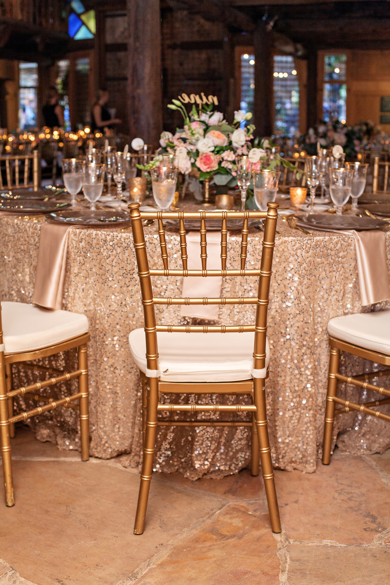 Pink & Gold Rustic Garden Wedding via TheELD.com