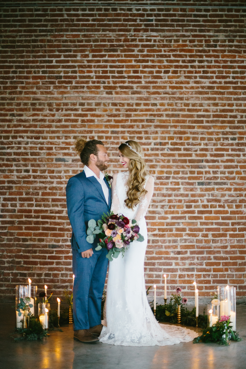 Romantic Boho Wedding Inspiration via TheELD.com