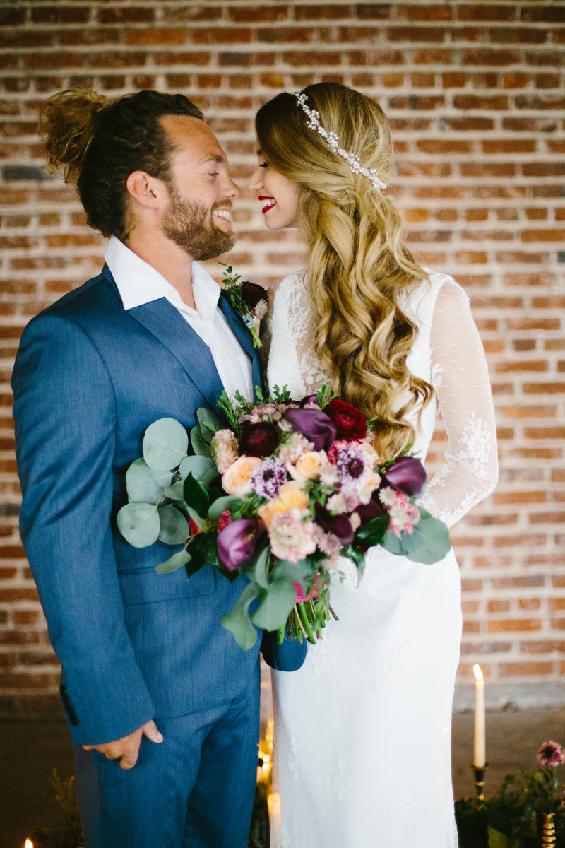 Romantic Boho Wedding Inspiration via TheELD.com