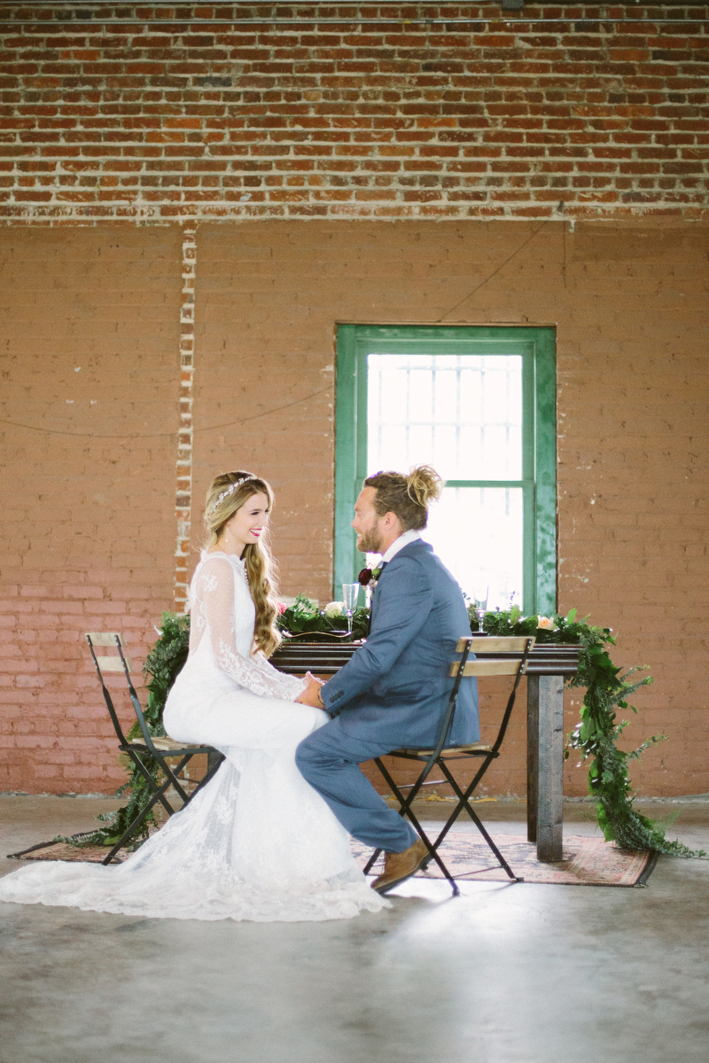 Romantic Boho Wedding Inspiration via TheELD.com