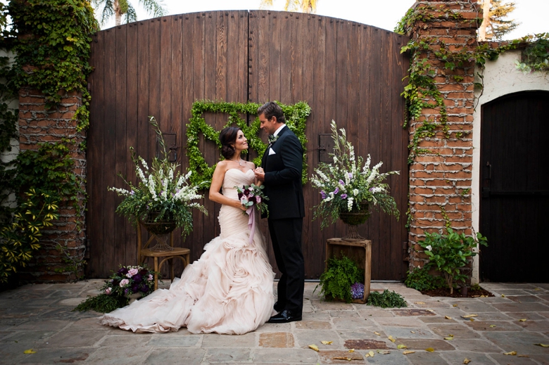 Romantic Purple & Burgundy Wedding Ideas via TheELD.com