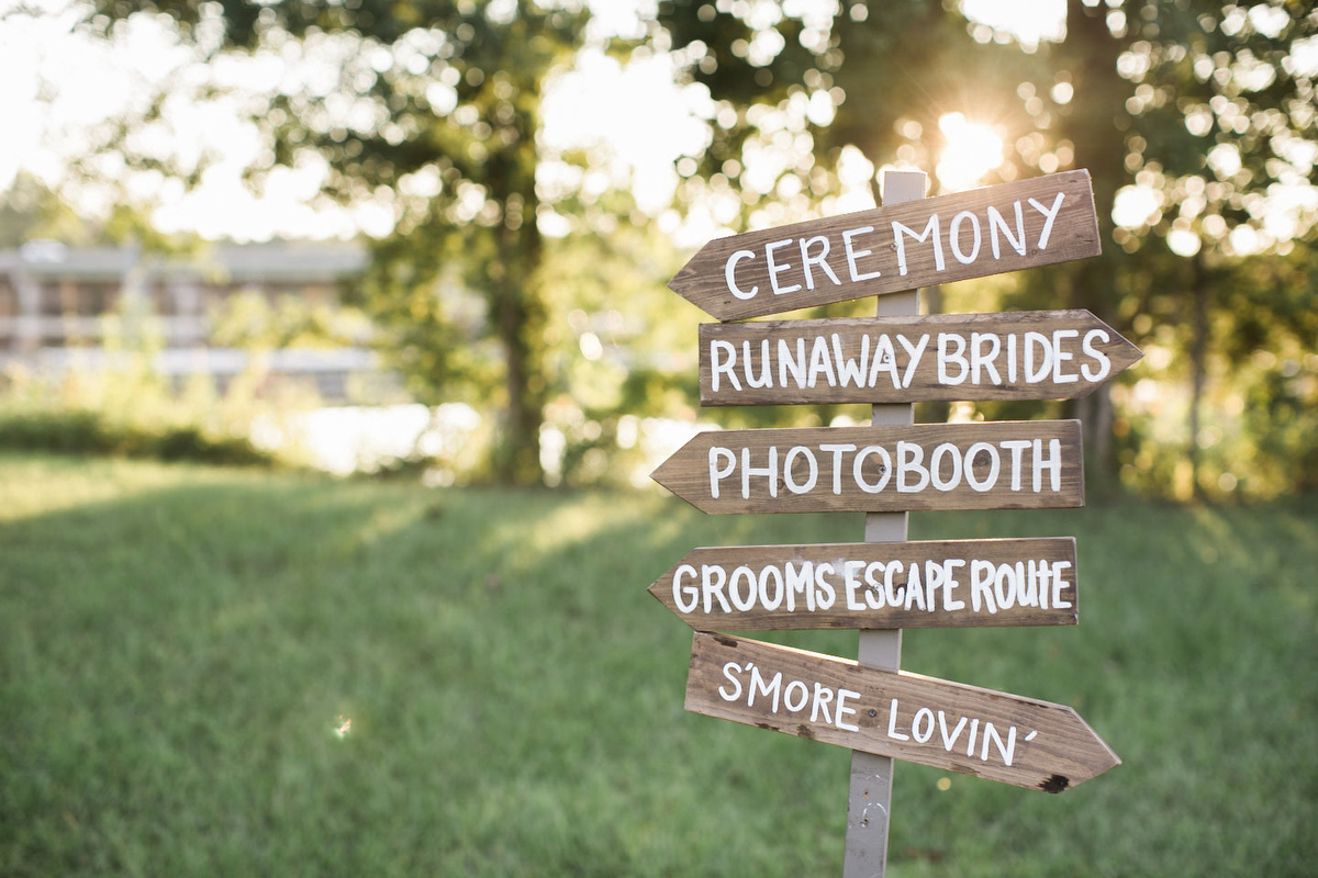 Summer Camp Inspired Wedding Ideas via TheELD.com