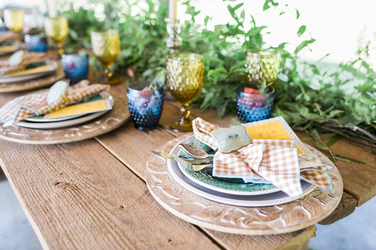 Summer Camp Inspired Wedding Ideas via TheELD.com