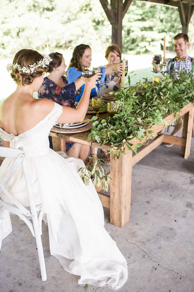 Summer Camp Inspired Wedding Ideas via TheELD.com