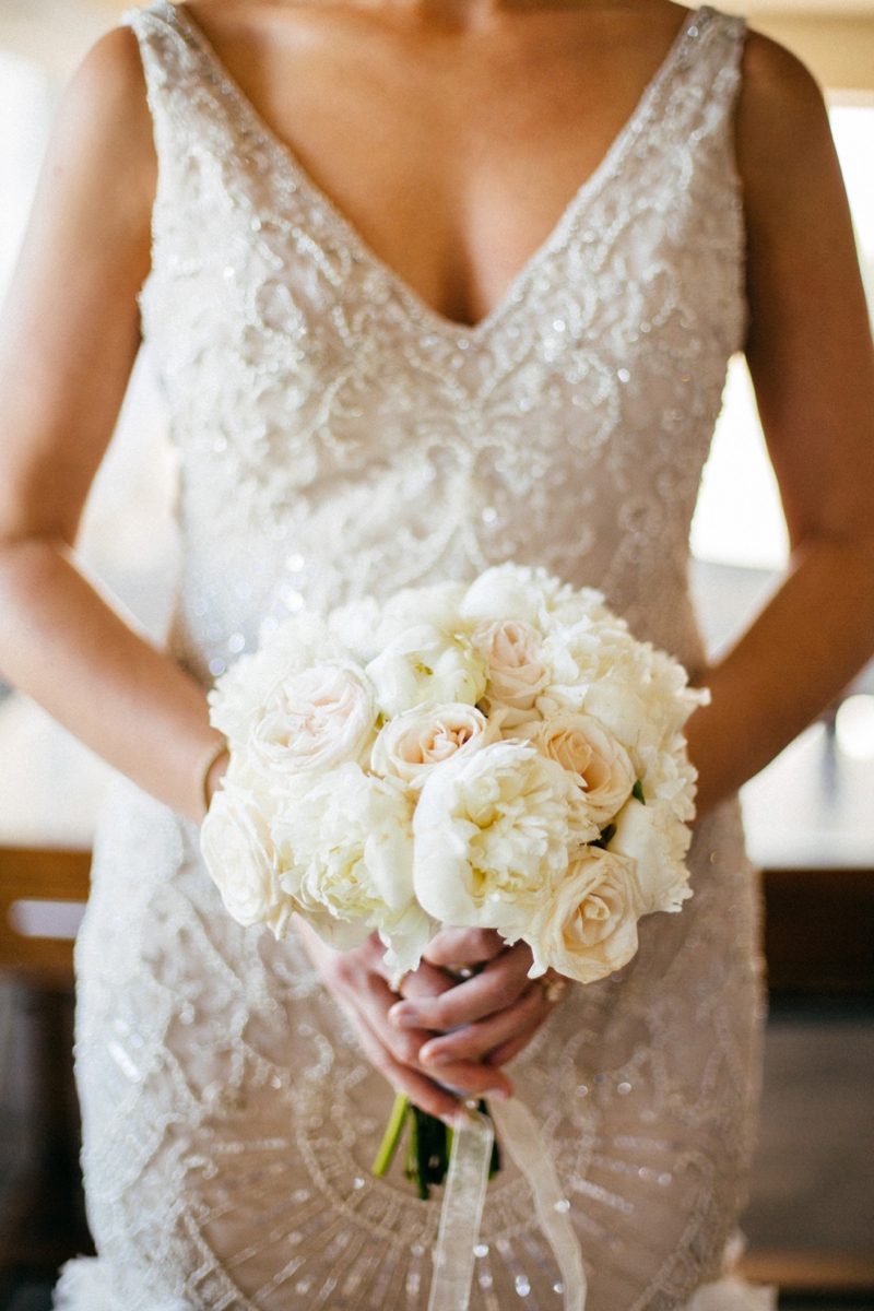 Glamorous Navy & White Islamorada Wedding via TheELD.com