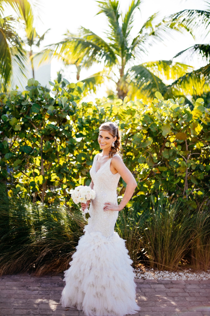 Glamorous Navy & White Islamorada Wedding via TheELD.com