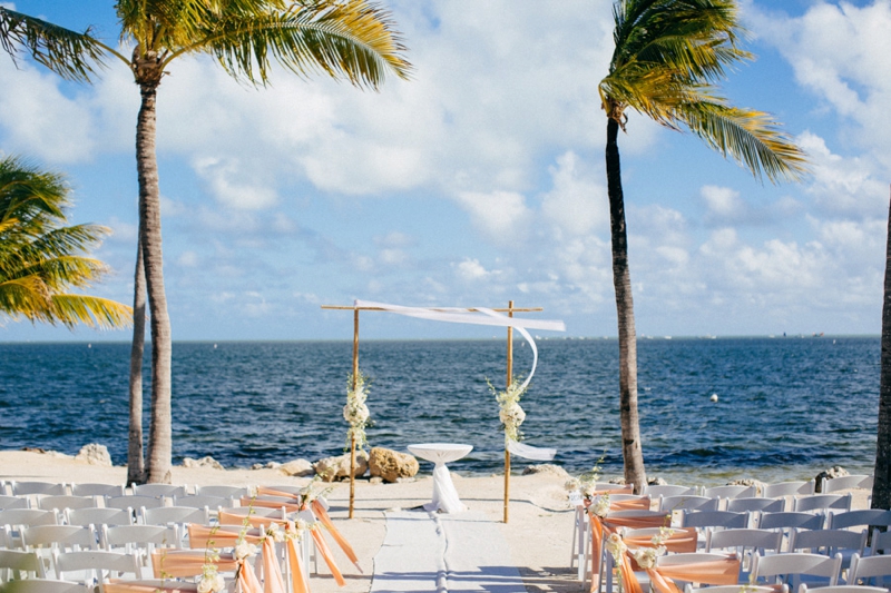 Glamorous Navy & White Islamorada Wedding via TheELD.com