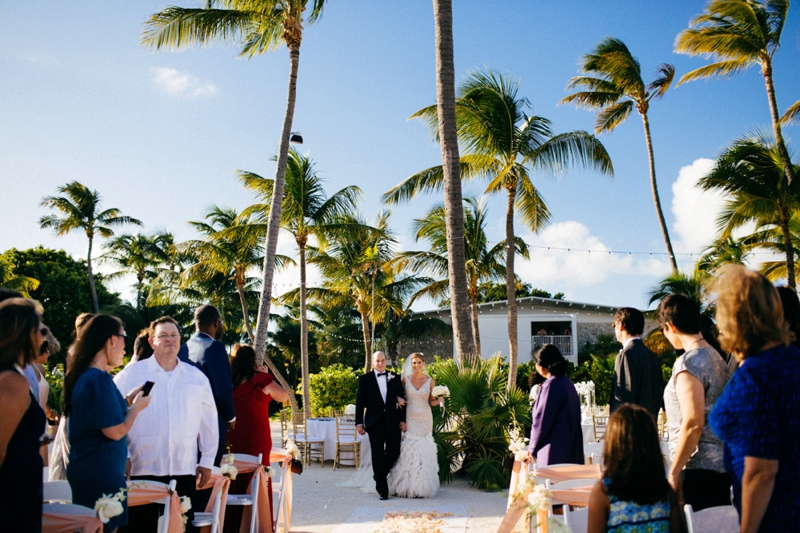 Glamorous Navy & White Islamorada Wedding via TheELD.com