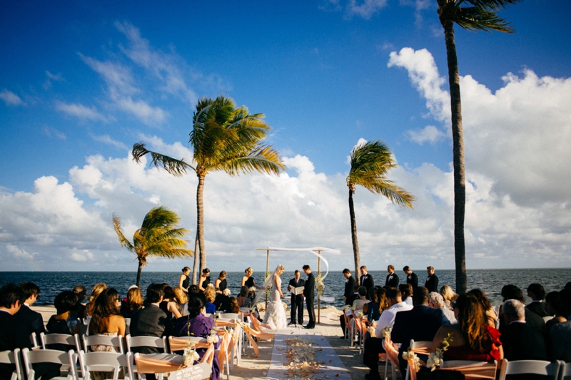 Glamorous Navy & White Islamorada Wedding via TheELD.com