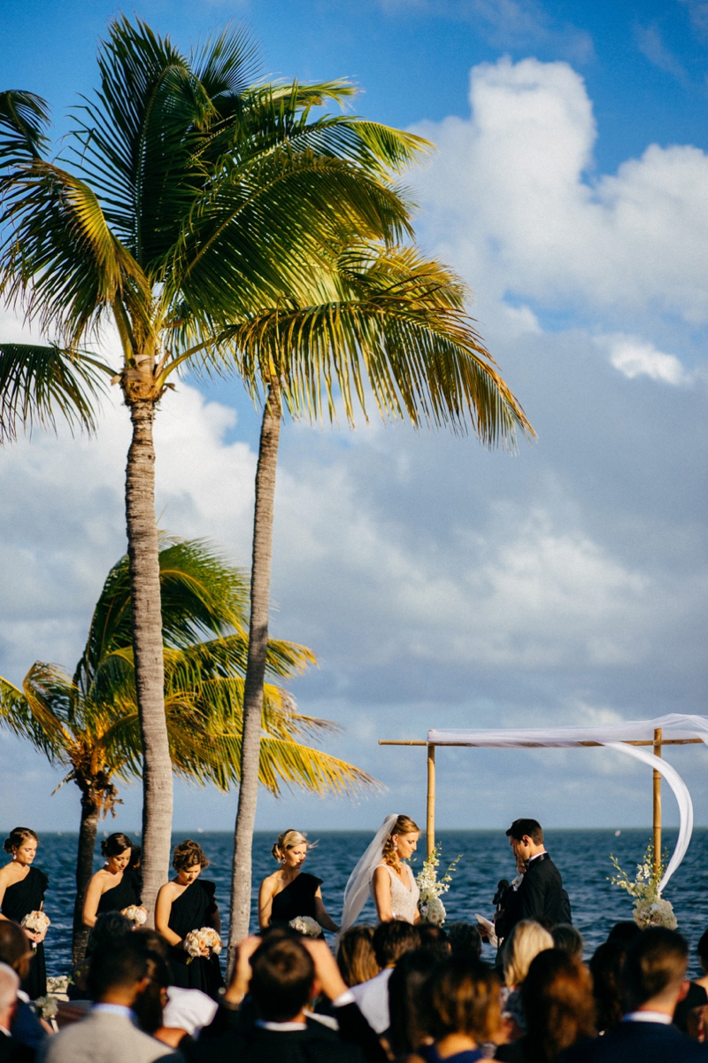 Glamorous Navy & White Islamorada Wedding via TheELD.com