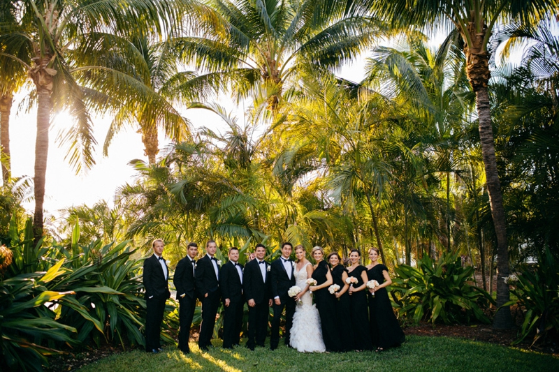 Glamorous Navy & White Islamorada Wedding via TheELD.com