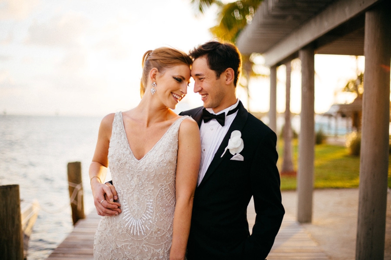 Glamorous Navy & White Islamorada Wedding via TheELD.com