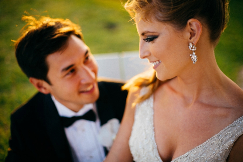 Glamorous Navy & White Islamorada Wedding via TheELD.com