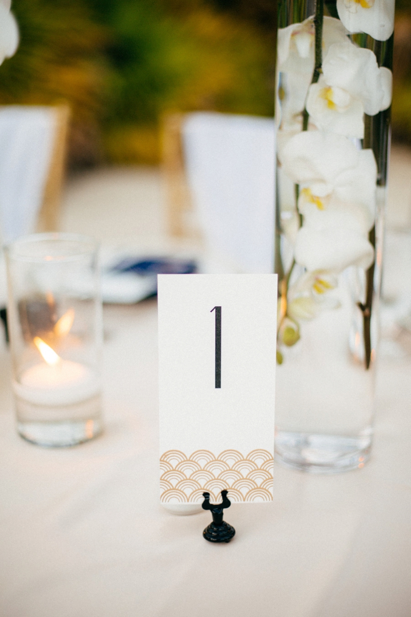 Glamorous Navy & White Islamorada Wedding via TheELD.com